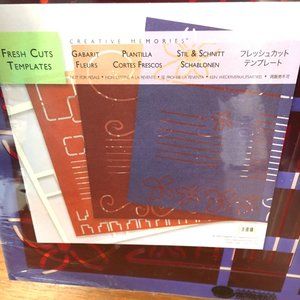 Creative Memories Fresh Cut Templates Set of 3